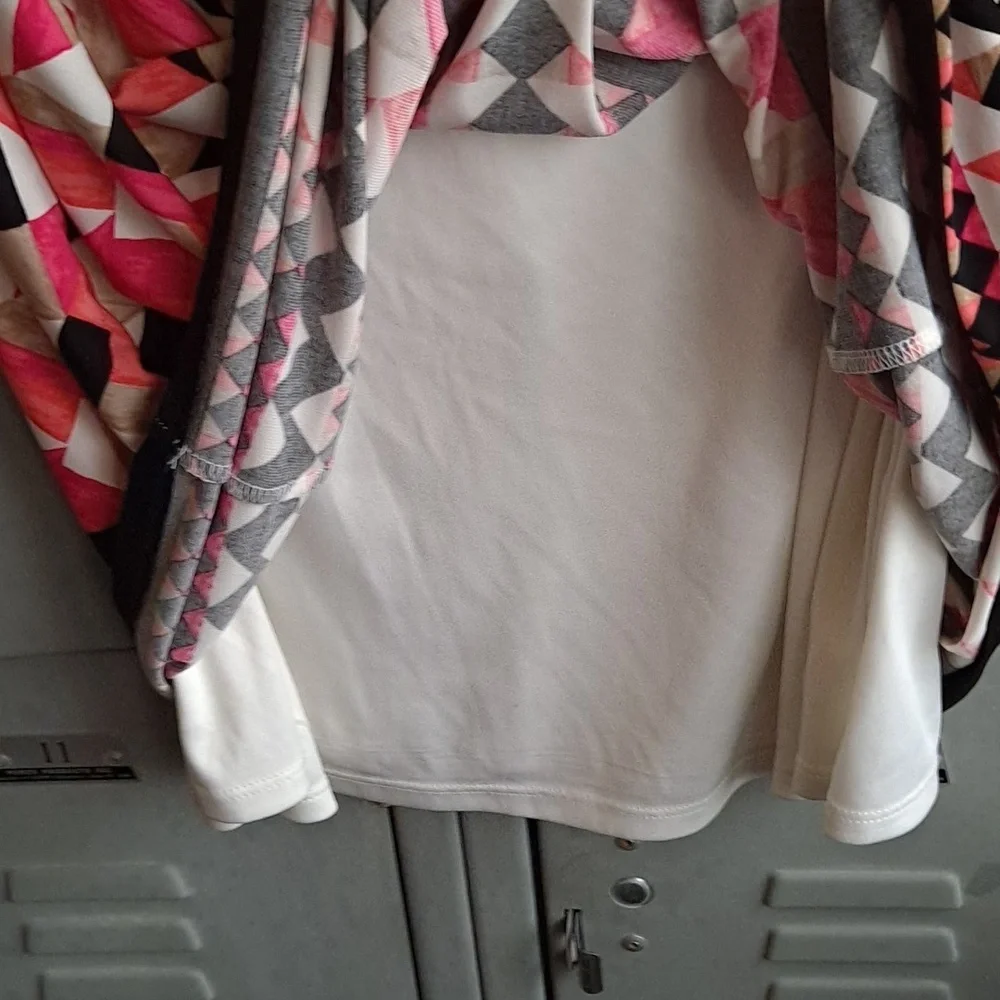 Ladies geometric print polyester dress size 14 - Picture 4 of 9